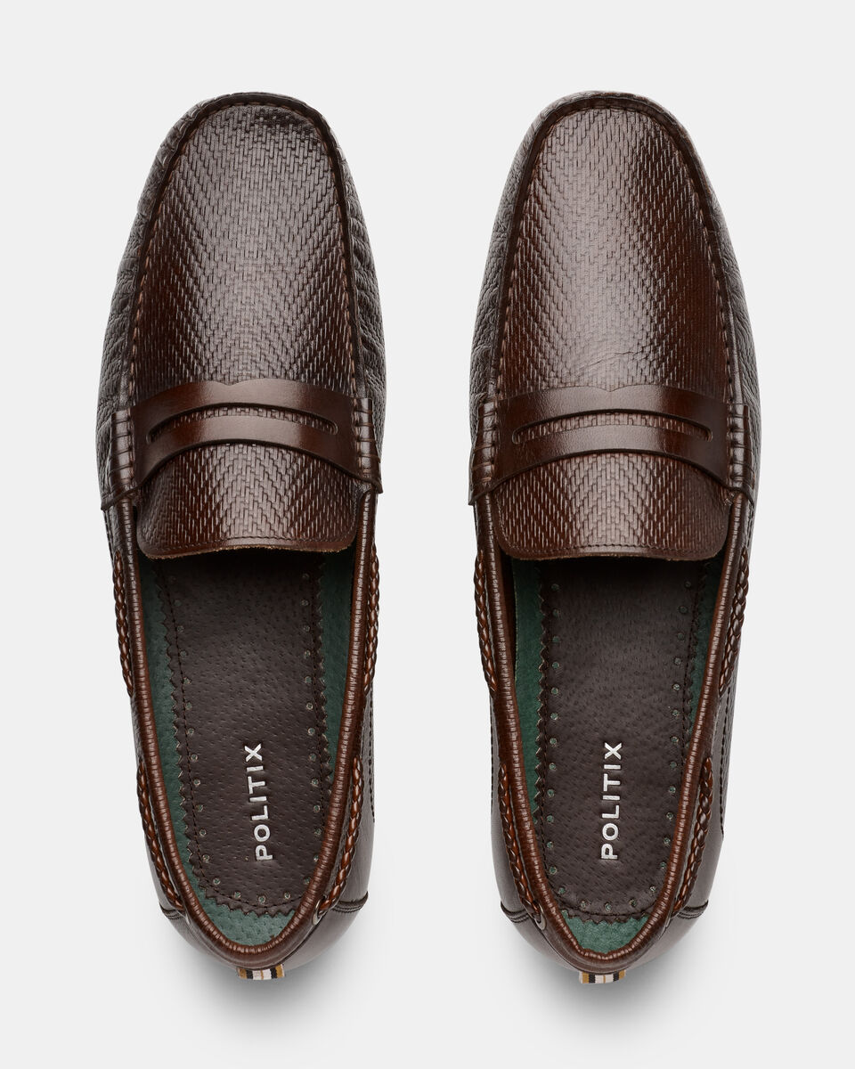Bratto Leather Driver, Brown, hi-res